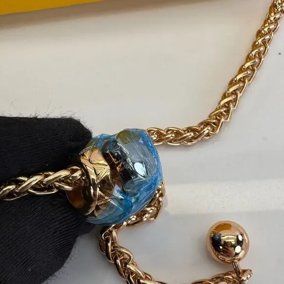 Fendi Yellow Micro Baguette Leather Crossbody Bag - Picture 11 of 15